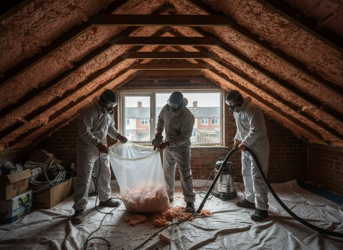 How to Remove Spray Foam from Lofts in Hull Terraced Houses